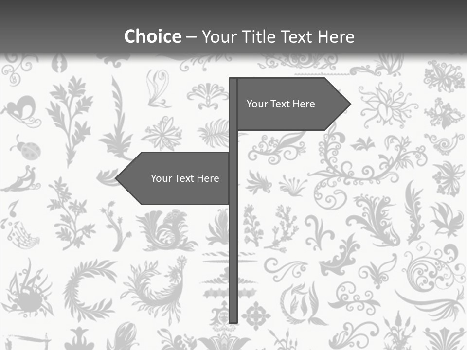 Floorplan Structure Isolated PowerPoint Template