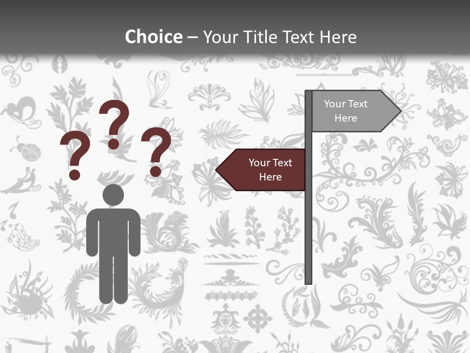 Floorplan Structure Isolated PowerPoint Template