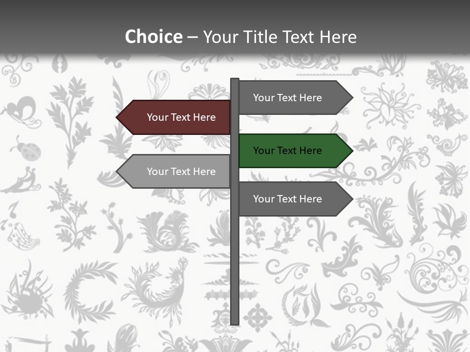 Floorplan Structure Isolated PowerPoint Template