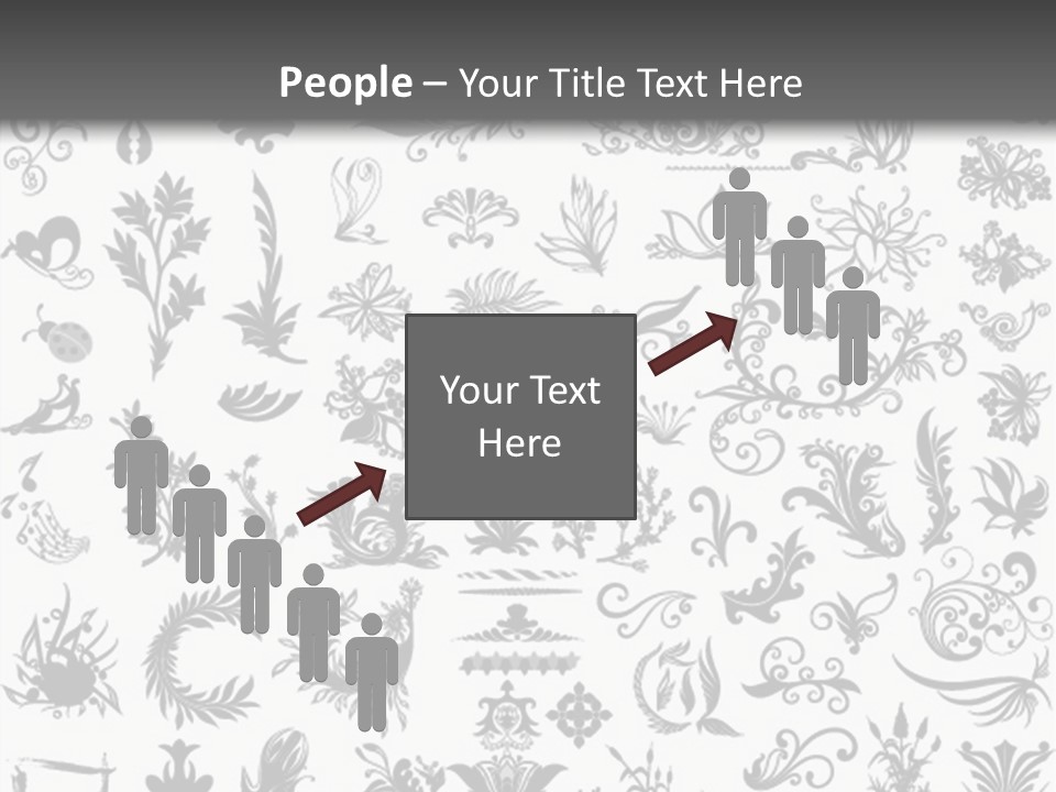 Floorplan Structure Isolated PowerPoint Template