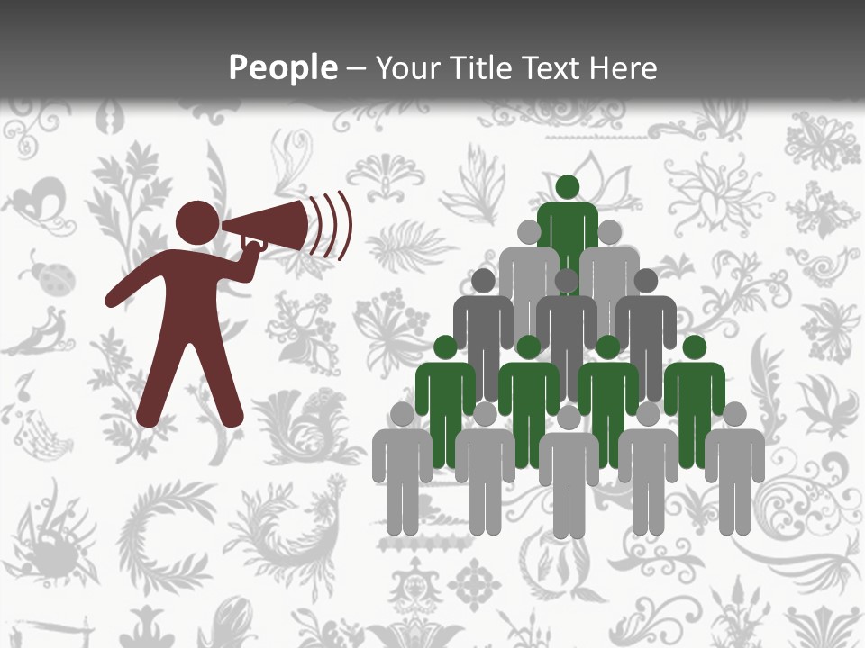 Floorplan Structure Isolated PowerPoint Template