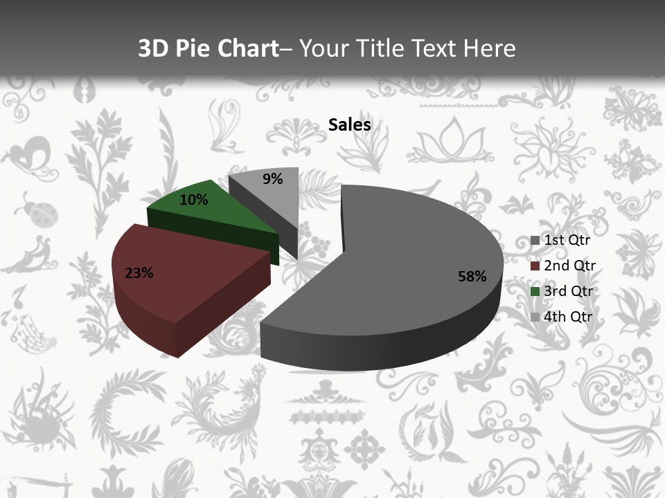 Floorplan Structure Isolated PowerPoint Template