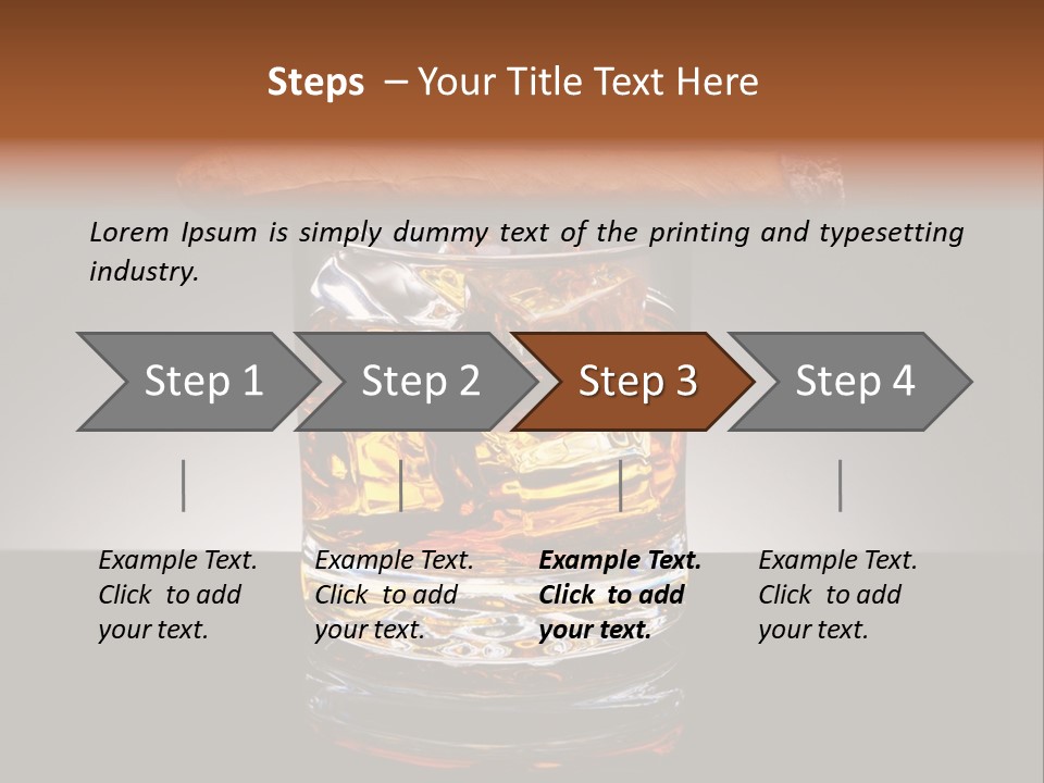 Drink Irish Horizontal PowerPoint Template