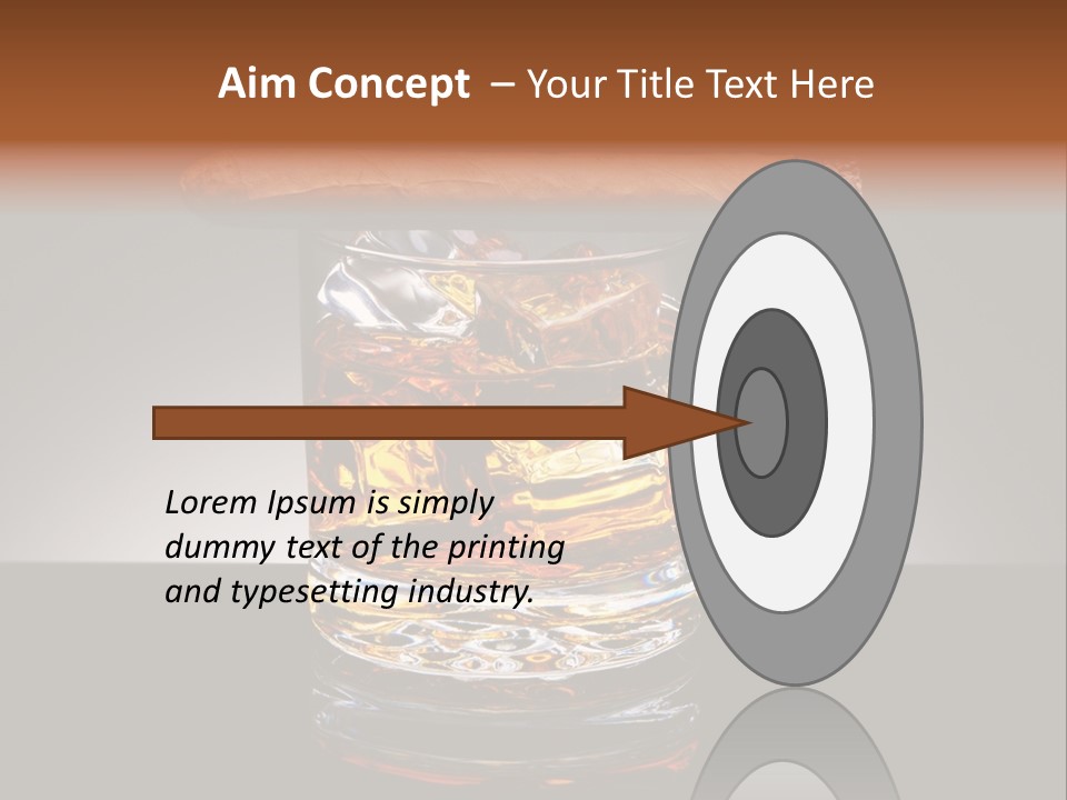 Drink Irish Horizontal PowerPoint Template