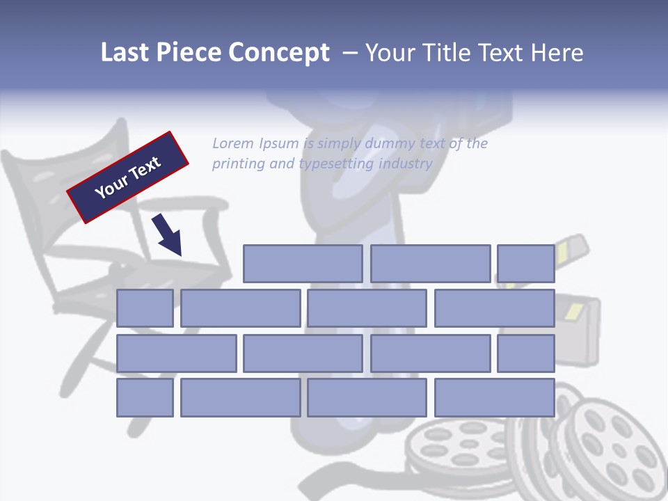 Shape Rocket Stratosphere PowerPoint Template