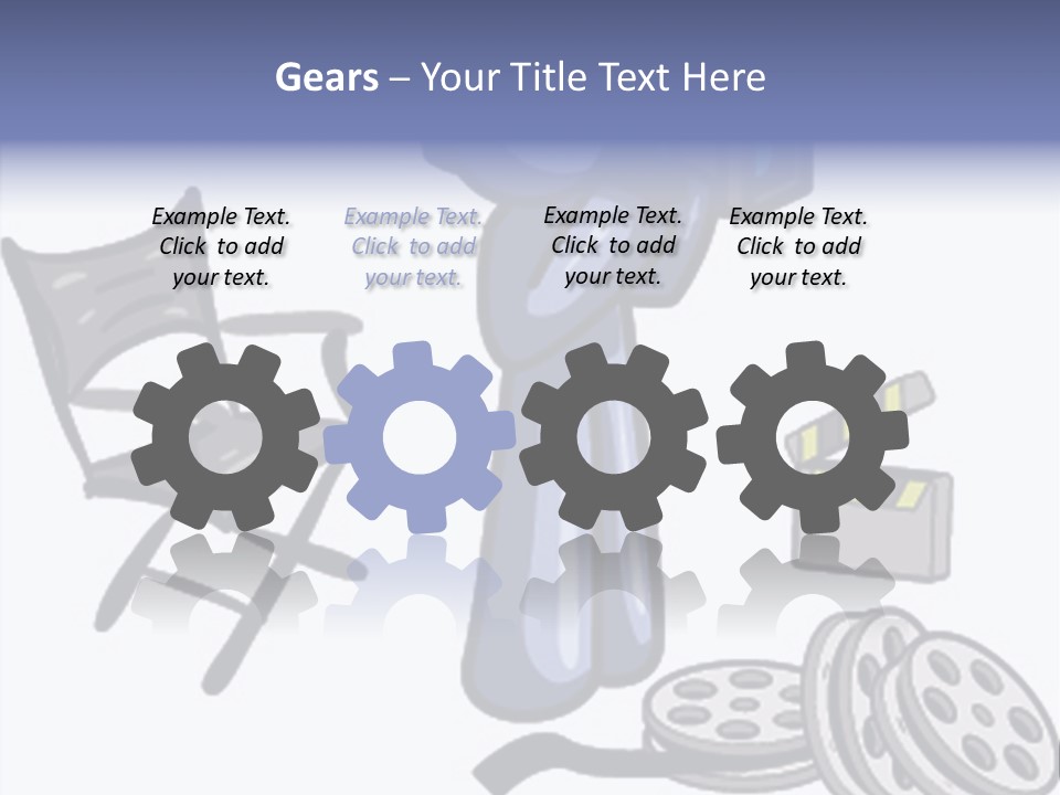 Shape Rocket Stratosphere PowerPoint Template