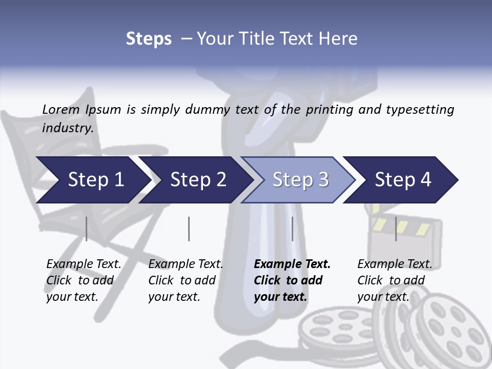 Shape Rocket Stratosphere PowerPoint Template