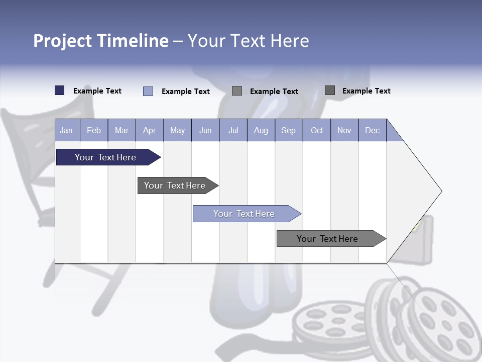 Shape Rocket Stratosphere PowerPoint Template