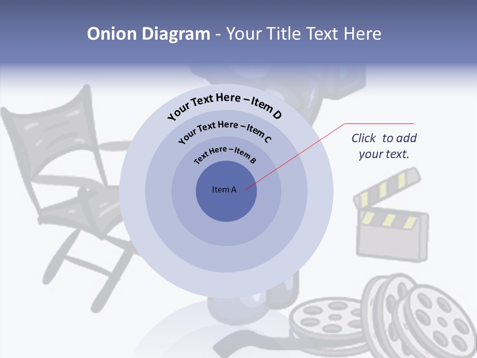 Shape Rocket Stratosphere PowerPoint Template