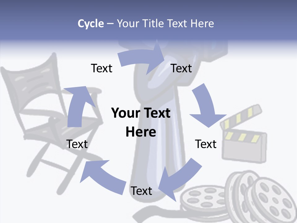 Shape Rocket Stratosphere PowerPoint Template