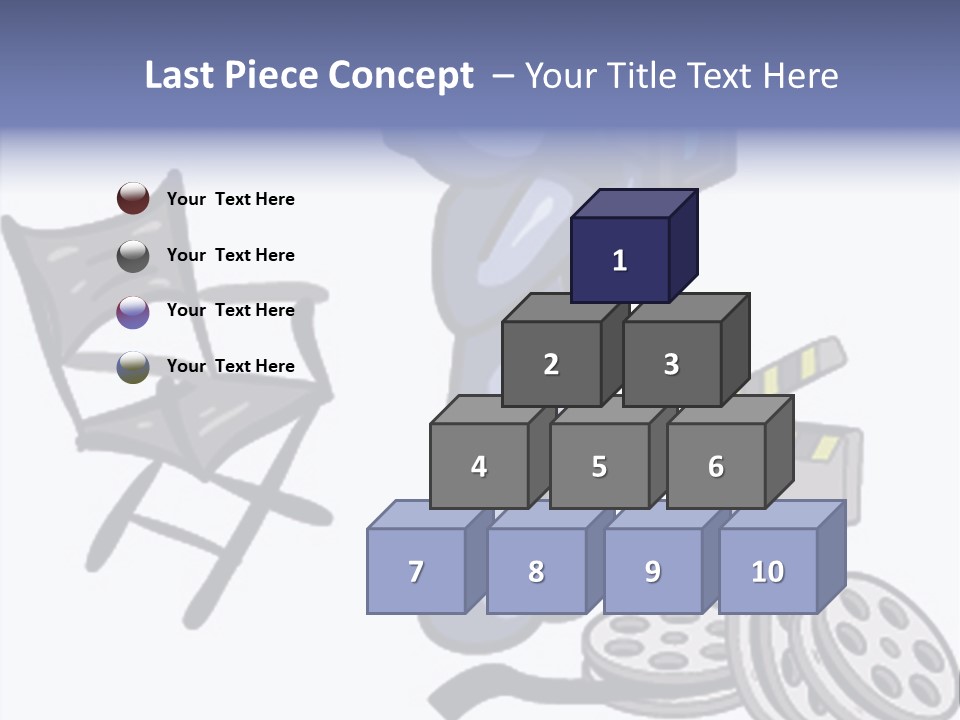 Shape Rocket Stratosphere PowerPoint Template