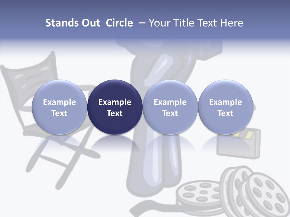 Shape Rocket Stratosphere PowerPoint Template