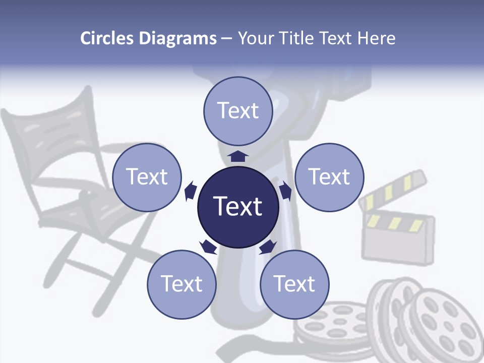 Shape Rocket Stratosphere PowerPoint Template