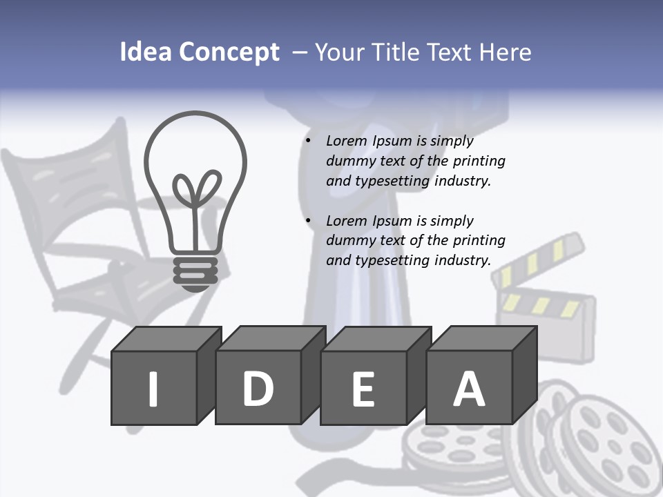 Shape Rocket Stratosphere PowerPoint Template