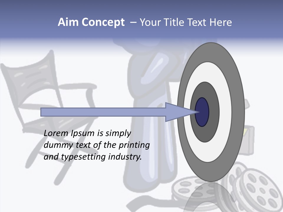 Shape Rocket Stratosphere PowerPoint Template