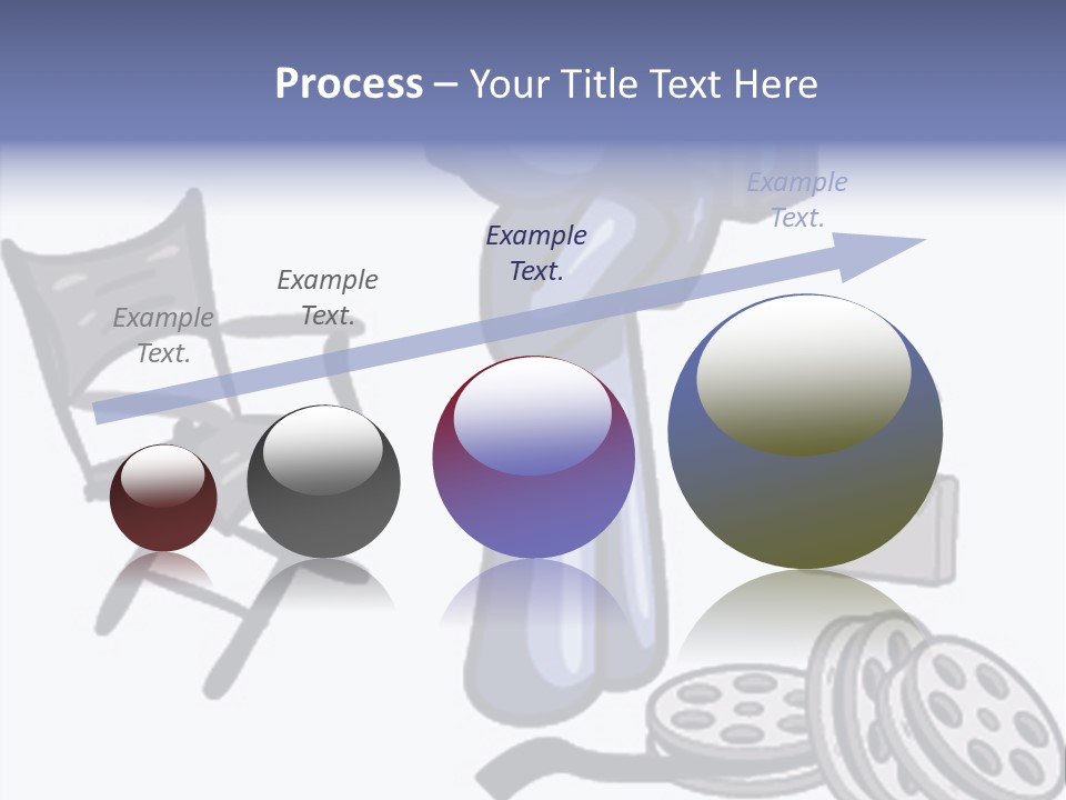 Shape Rocket Stratosphere PowerPoint Template