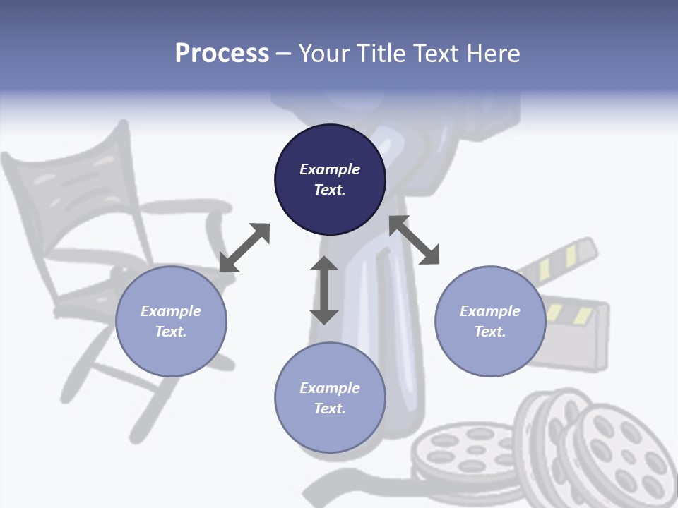 Shape Rocket Stratosphere PowerPoint Template