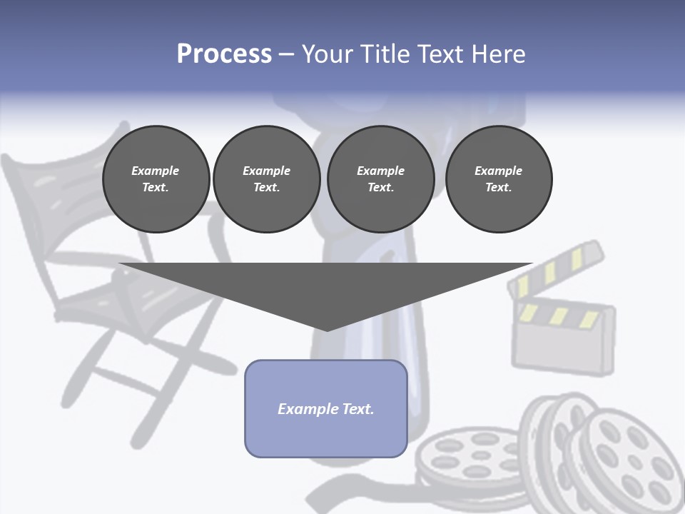 Shape Rocket Stratosphere PowerPoint Template