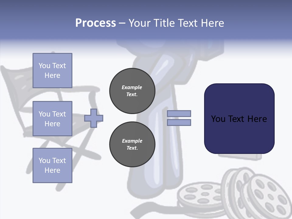 Shape Rocket Stratosphere PowerPoint Template