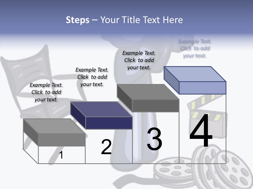 Shape Rocket Stratosphere PowerPoint Template