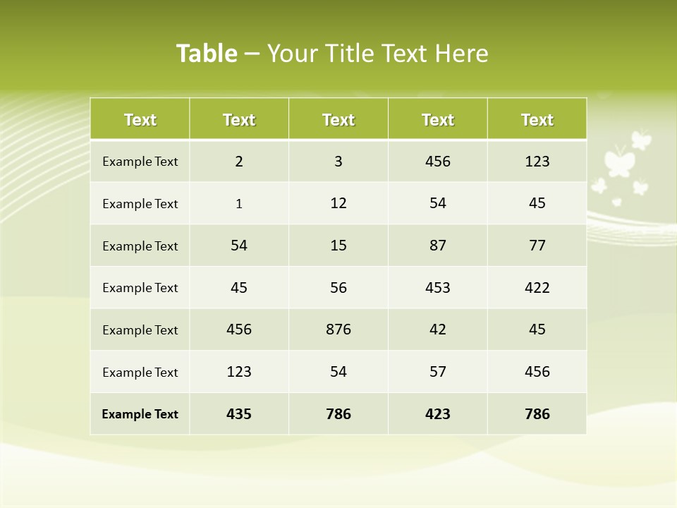 Abstract Set Graphic PowerPoint Template