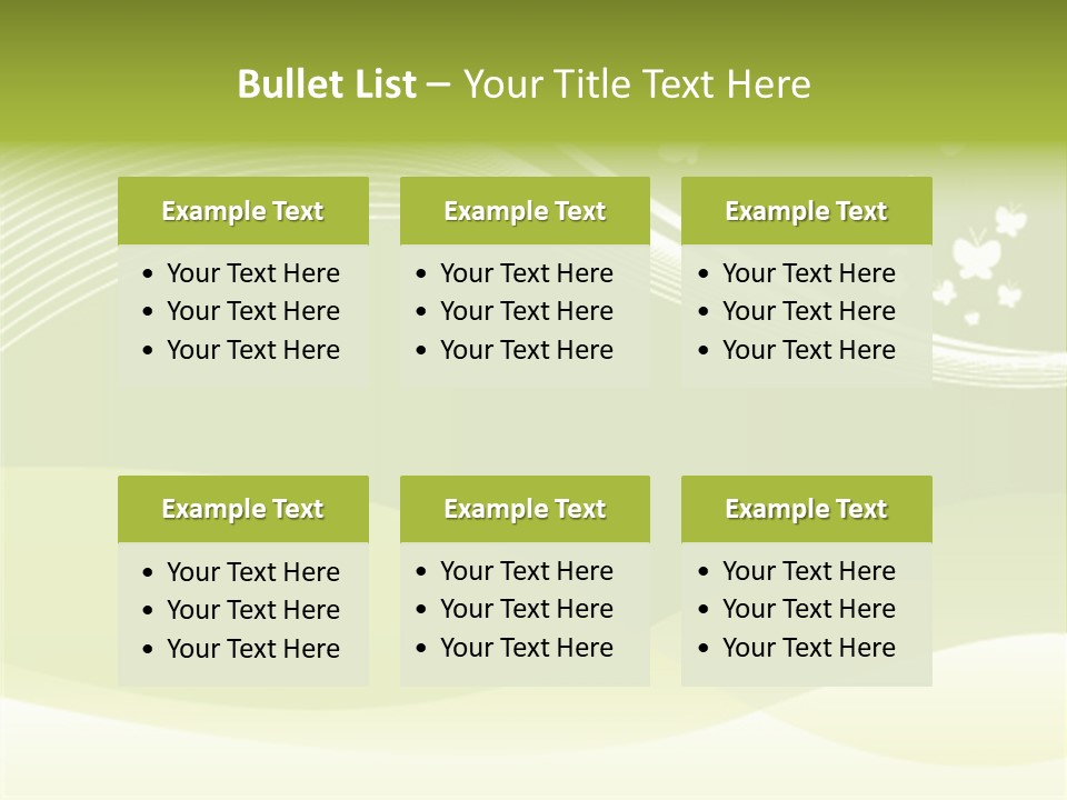 Abstract Set Graphic PowerPoint Template