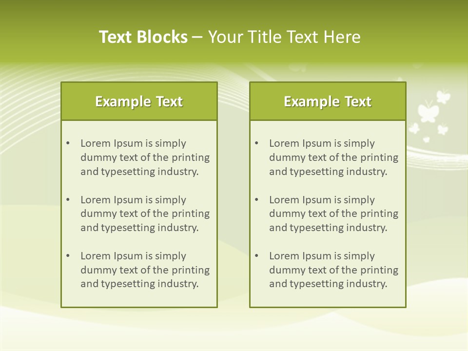 Abstract Set Graphic PowerPoint Template