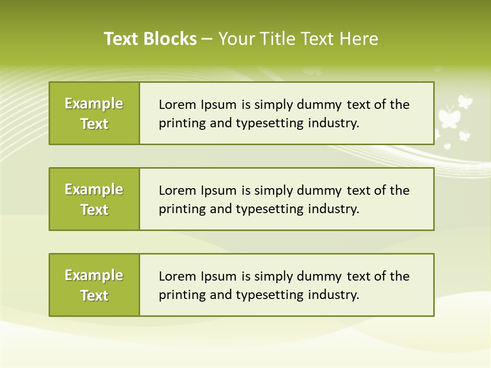 Abstract Set Graphic PowerPoint Template