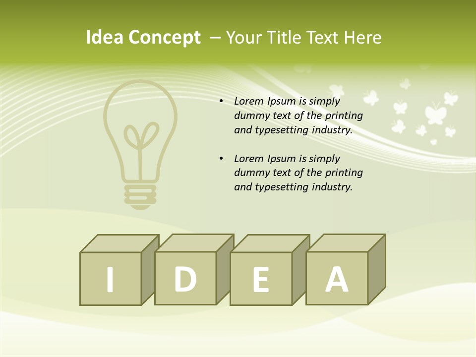 Abstract Set Graphic PowerPoint Template