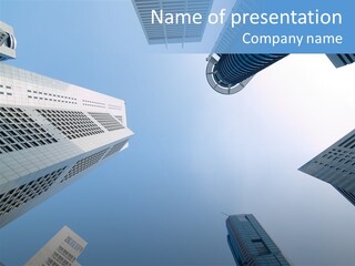 Banks Faceted Commercial PowerPoint Template