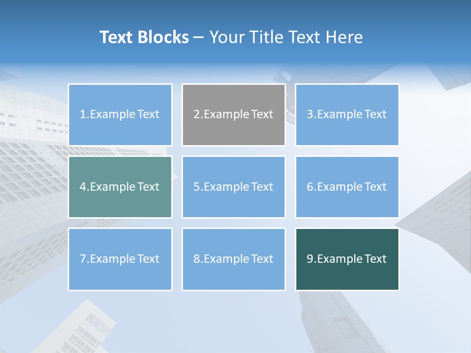 Banks Faceted Commercial PowerPoint Template