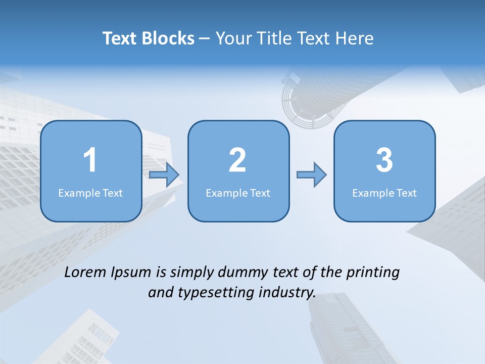 Banks Faceted Commercial PowerPoint Template