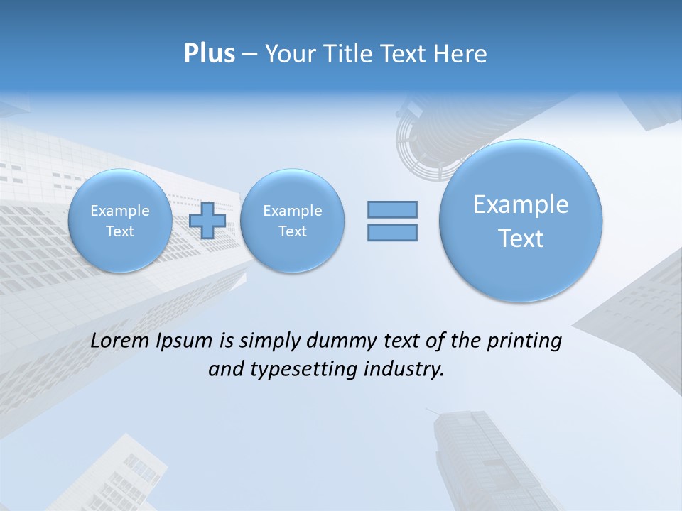 Banks Faceted Commercial PowerPoint Template