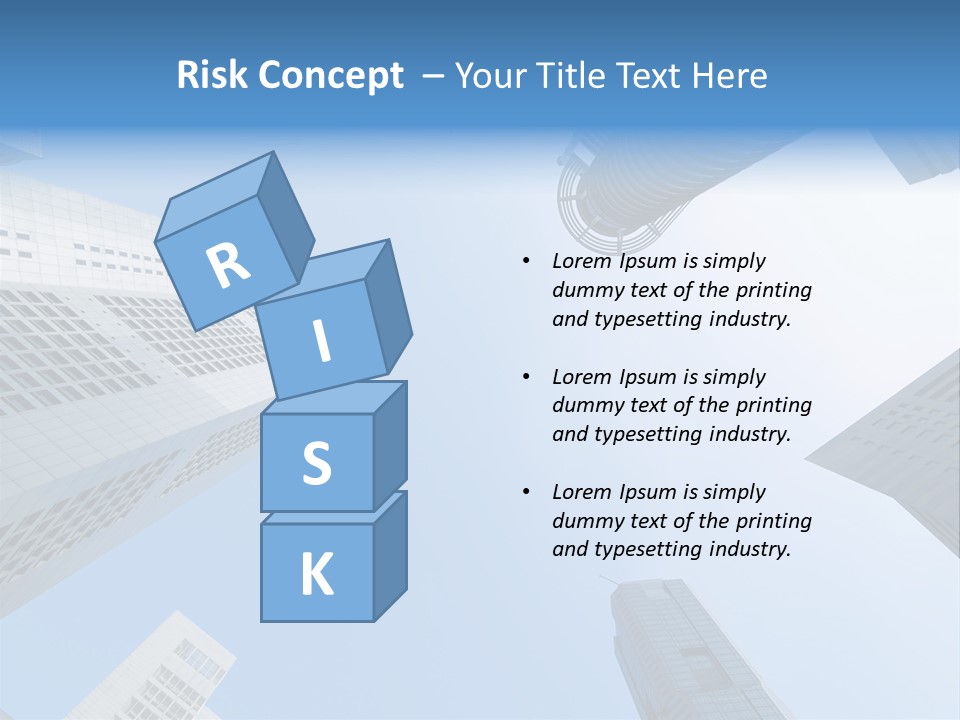 Banks Faceted Commercial PowerPoint Template