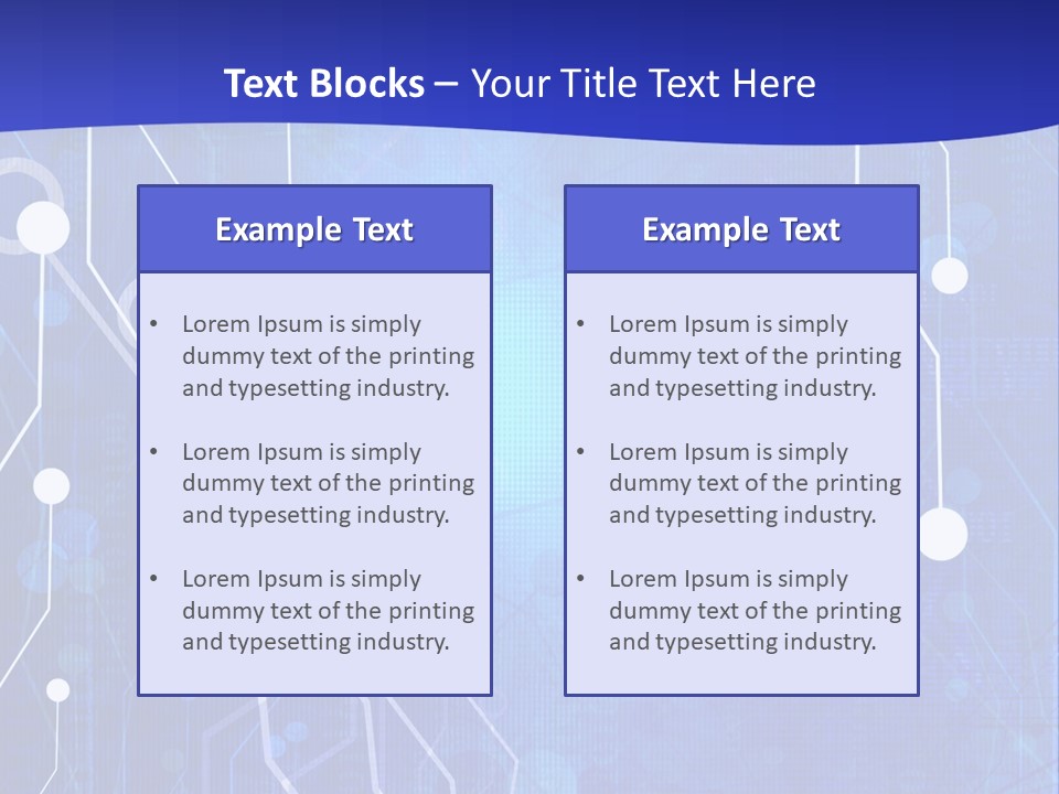 Web Information Cyberspace PowerPoint Template