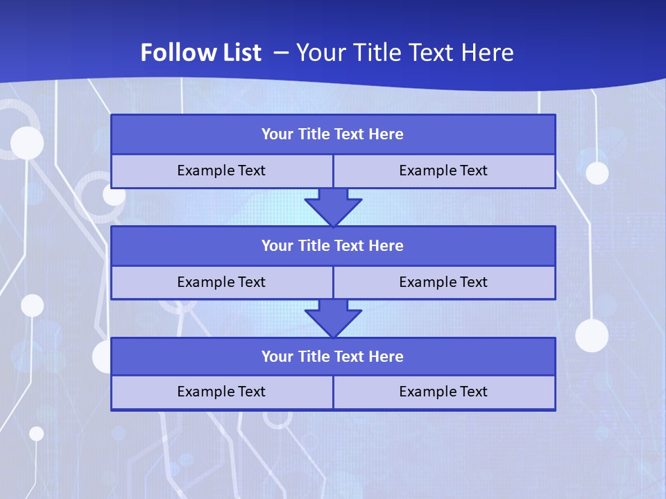 Web Information Cyberspace PowerPoint Template