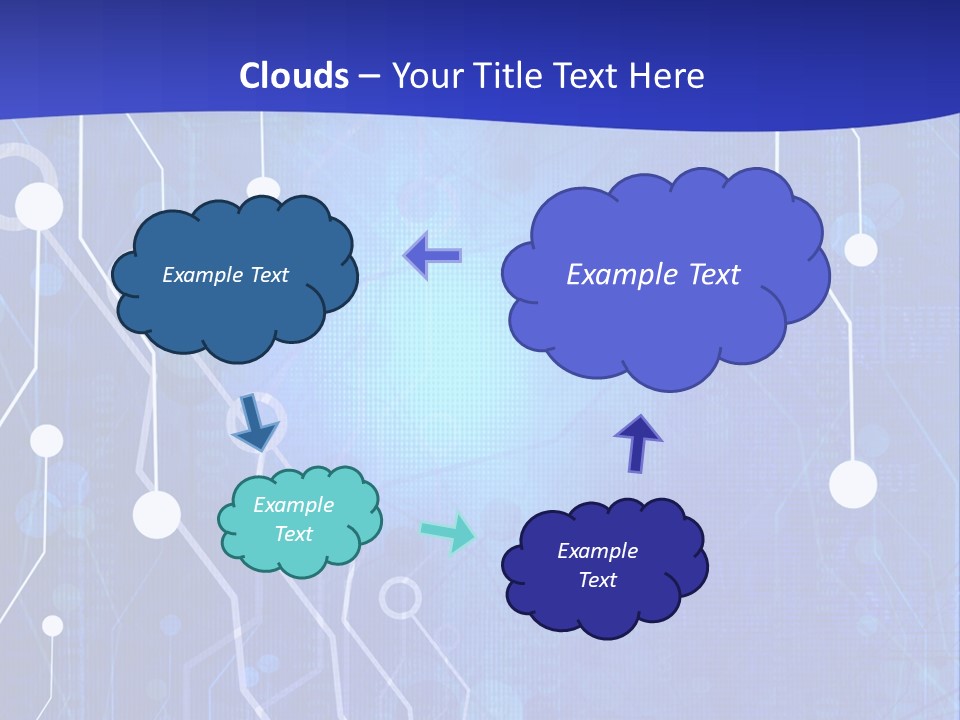 Web Information Cyberspace PowerPoint Template