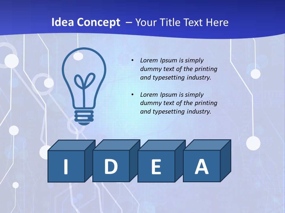 Web Information Cyberspace PowerPoint Template