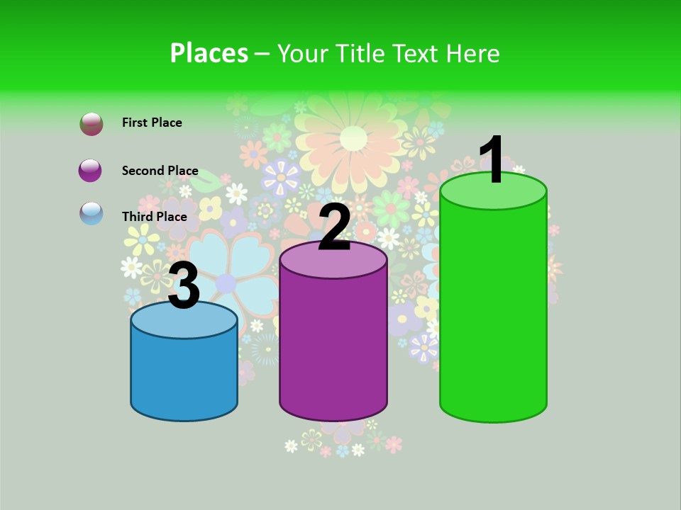 White Nature Wallpaper PowerPoint Template