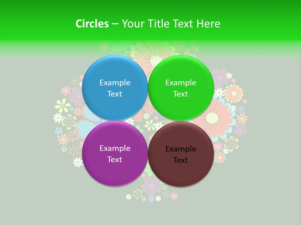 White Nature Wallpaper PowerPoint Template