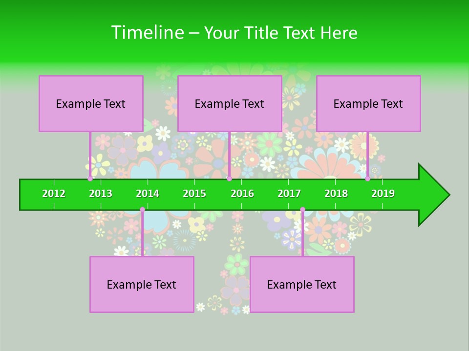 White Nature Wallpaper PowerPoint Template