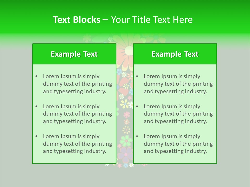 White Nature Wallpaper PowerPoint Template