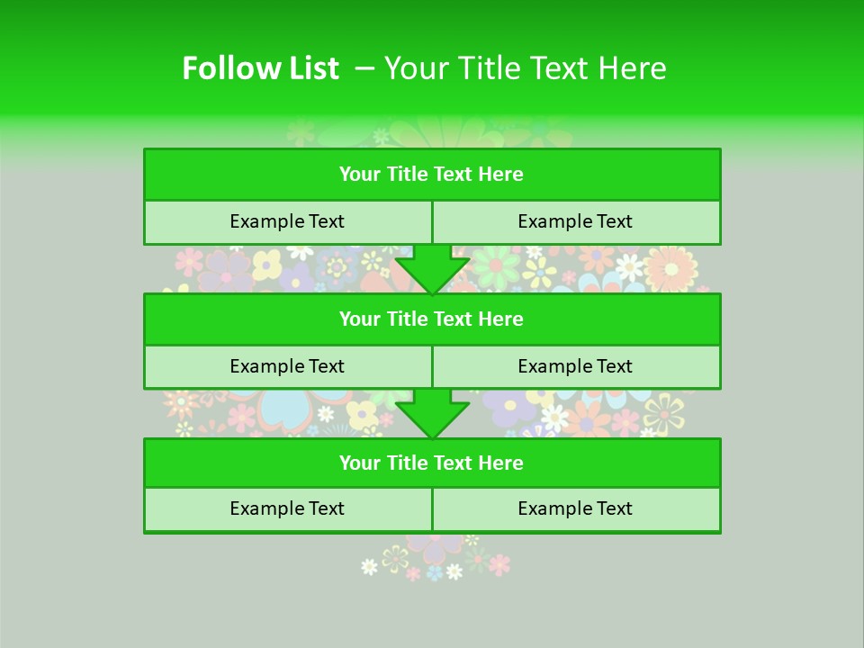 White Nature Wallpaper PowerPoint Template