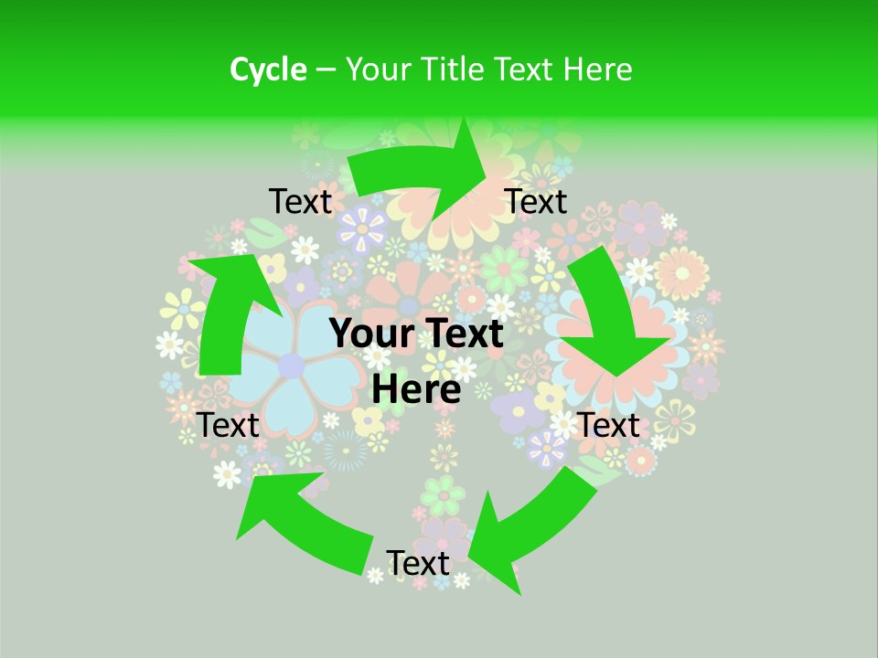 White Nature Wallpaper PowerPoint Template