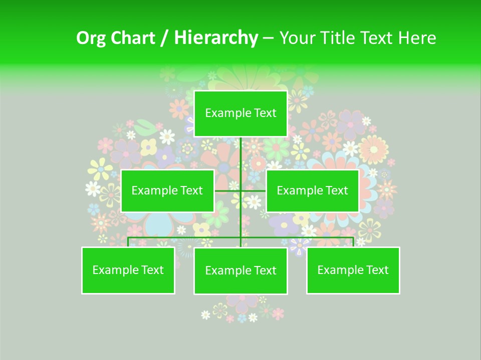 White Nature Wallpaper PowerPoint Template