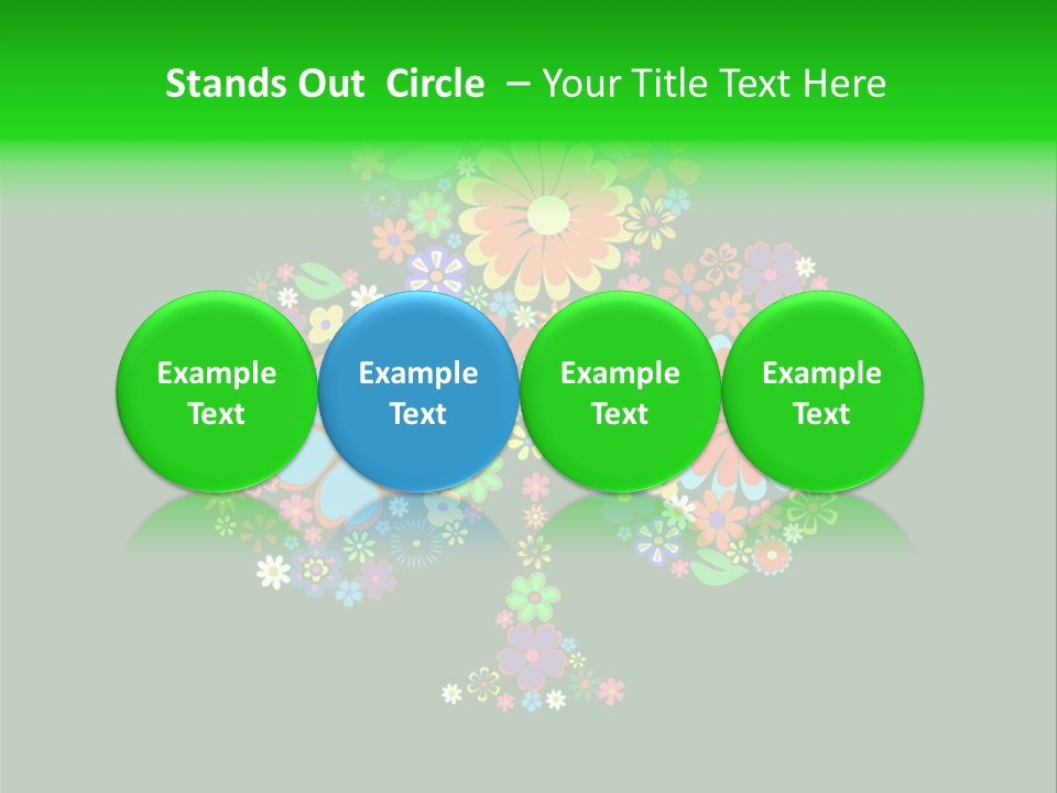 White Nature Wallpaper PowerPoint Template