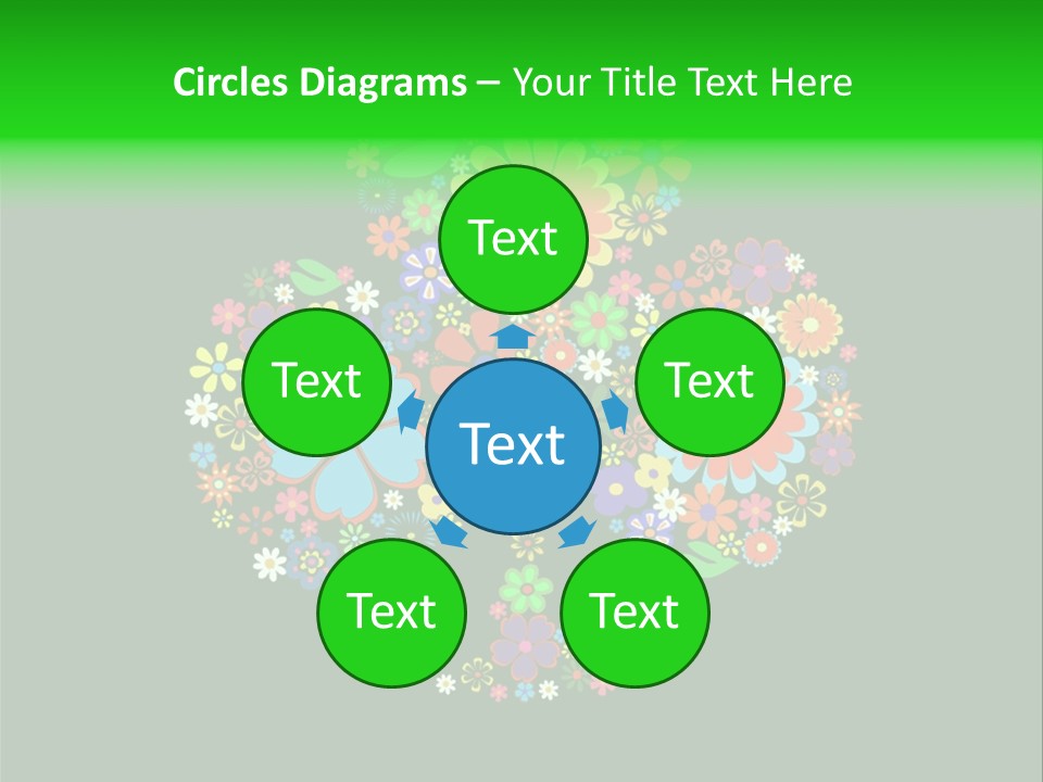 White Nature Wallpaper PowerPoint Template