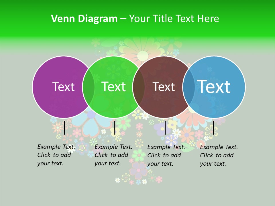 White Nature Wallpaper PowerPoint Template