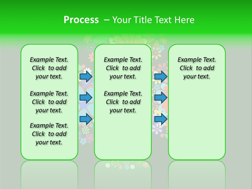 White Nature Wallpaper PowerPoint Template
