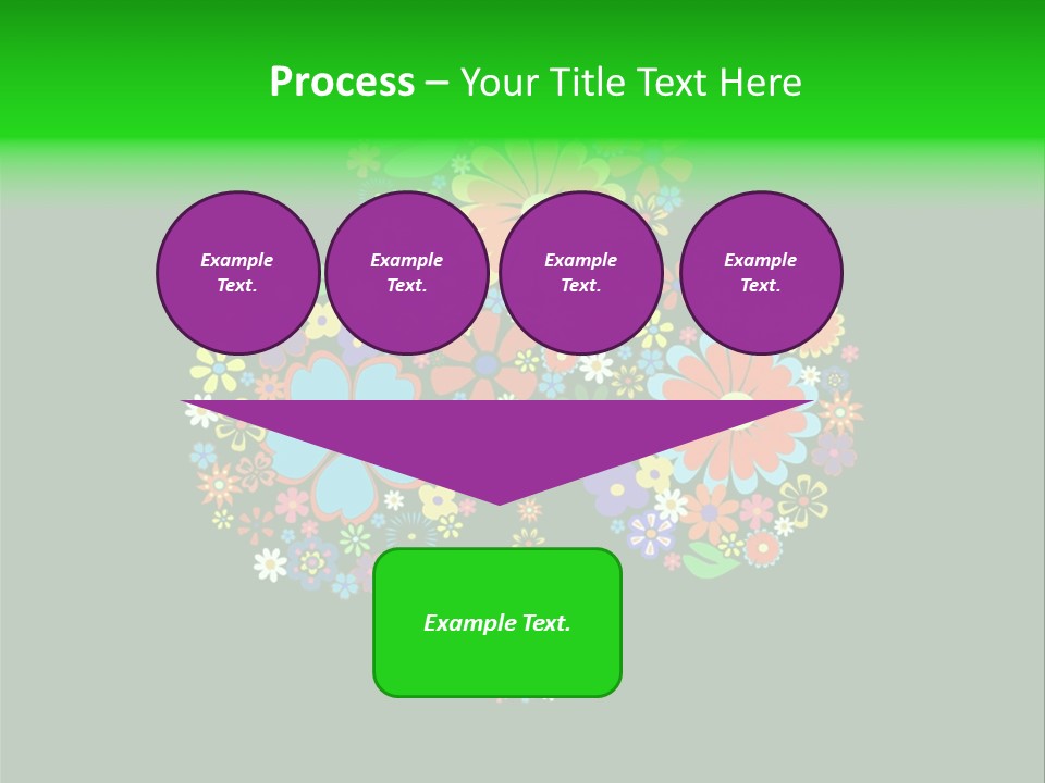 White Nature Wallpaper PowerPoint Template